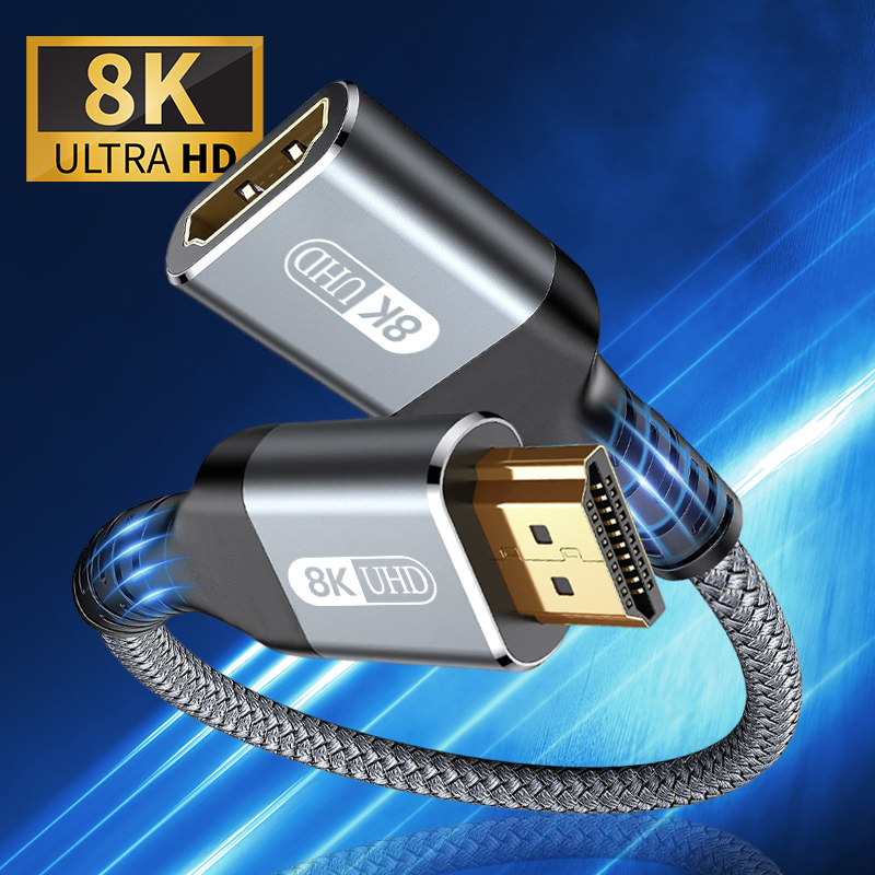 4K Media Player - 8K HDMI-удлинительный кабель HDMI 2.1 «папа-мама»