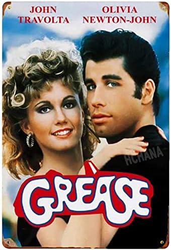 Home Cinema Classic - Оловянная вывеска Grease Classic Movie, металлическая