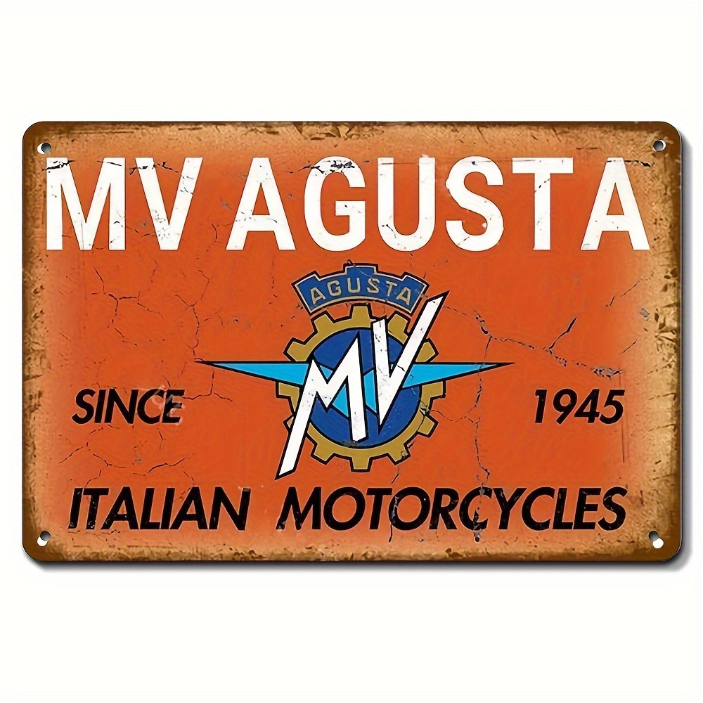 Home Cinema Classic - Винтажная металлическая табличка MV Agusta Italian