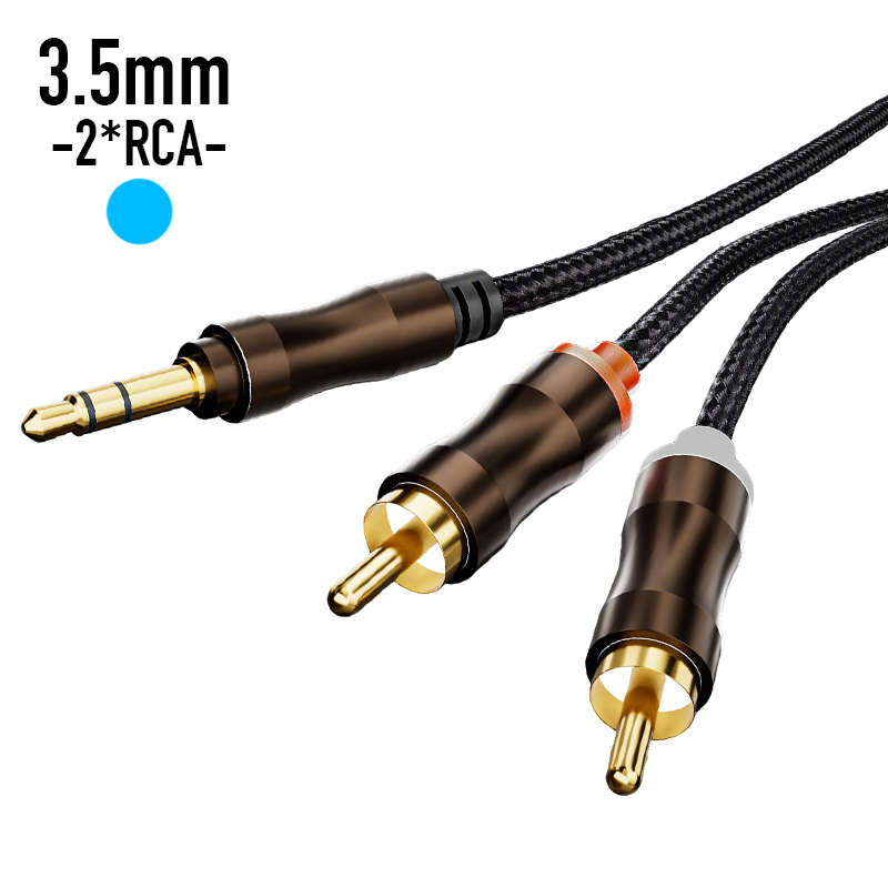 Home Cinema Choice - Аудиокабель RCA-3,5 мм Jack Aux, Hi-Fi