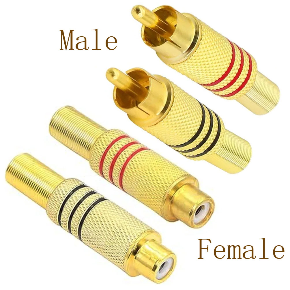 Home Cinema Choice - 4 шт. RCA-разъемы с позолоченными контактами,