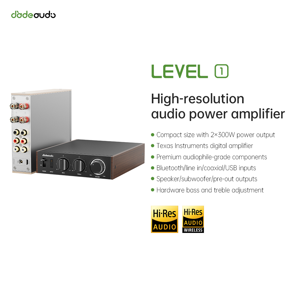 Home Cinema Choice - Настольный Hi-Fi Bluetooth-усилитель JadeAudio Level 1