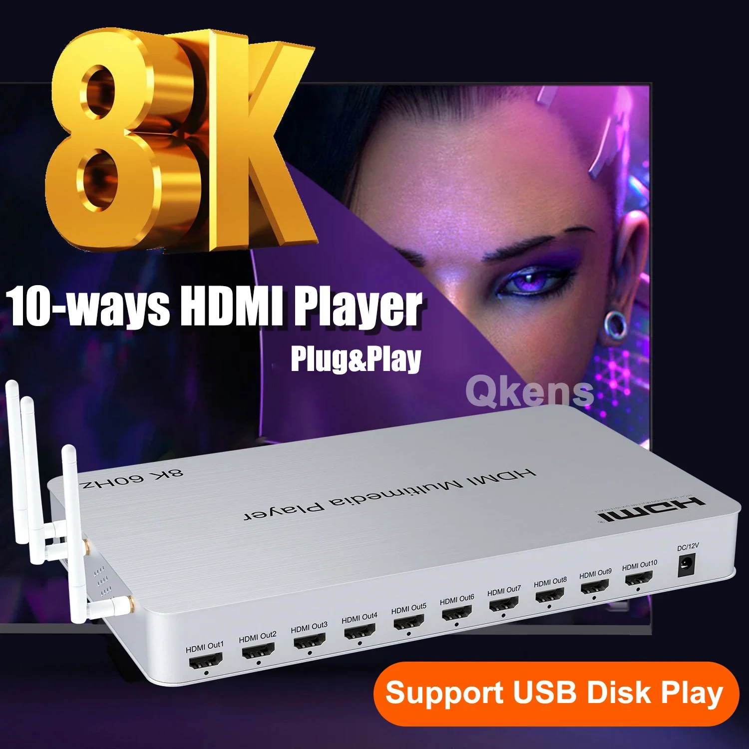 Медиаплеер H.265 8K 60 Гц с 10 – обзор и цена 4K Media Player