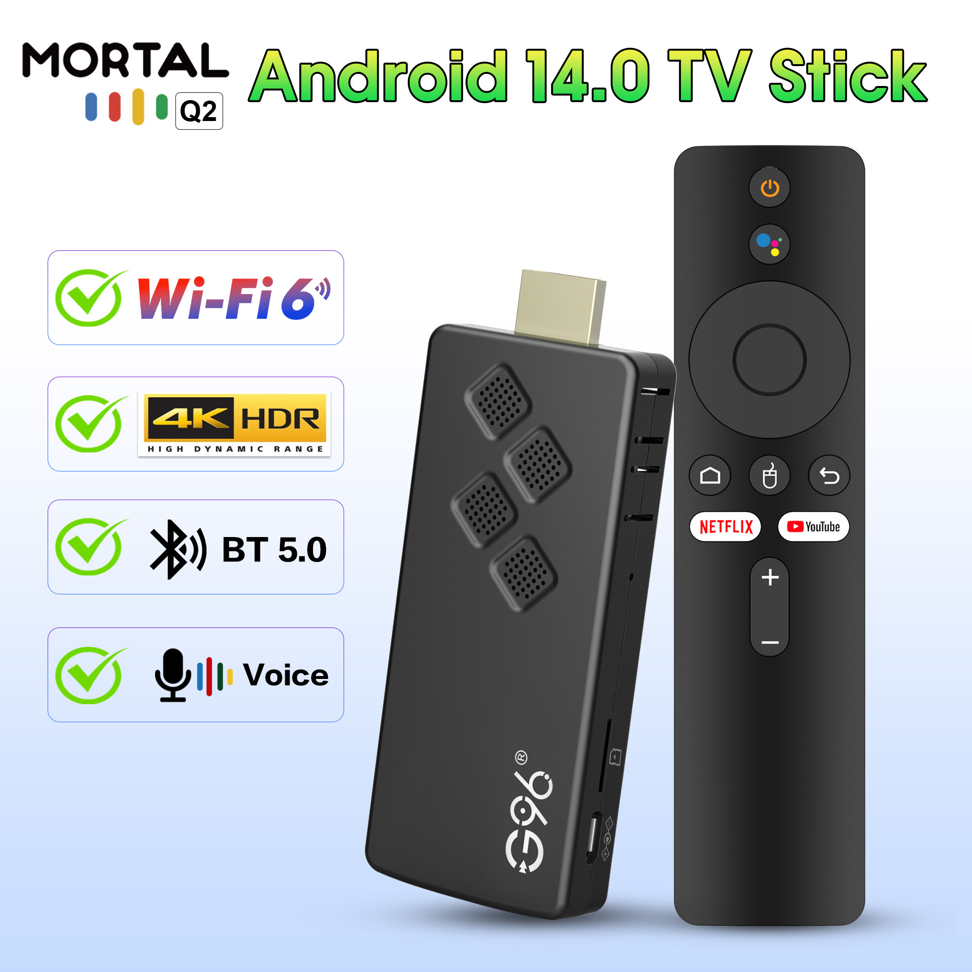 Новый смарт-ТВ-стик Q2: высоко – обзор и цена 4K Media Player